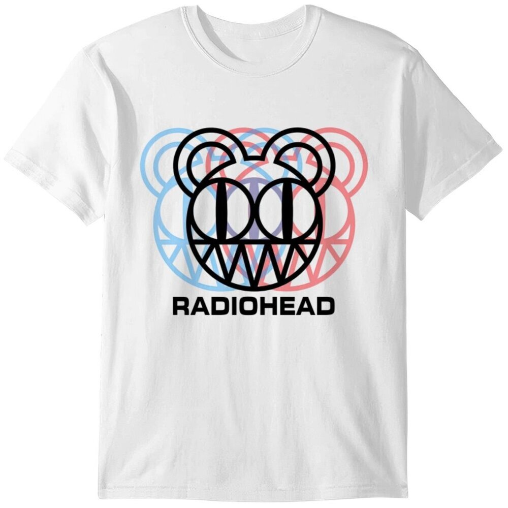 Radiohead Dizzy Glitch Logo Rock Band Album Music Retro Fan Graphic T-Shirt 05